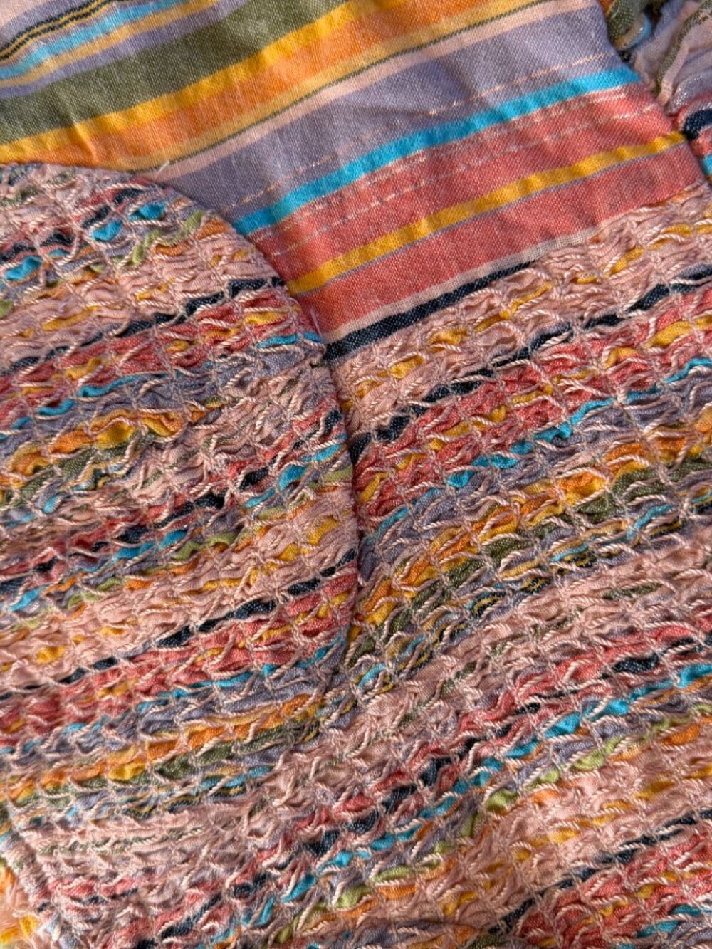 Multi-Color Crop Top - Picture 2 of 7